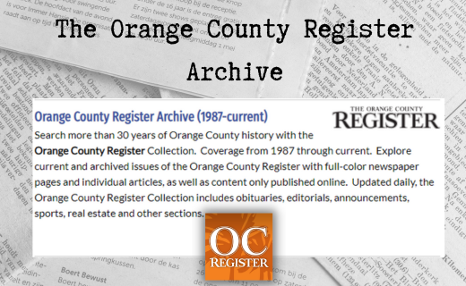 The OC Register Archive