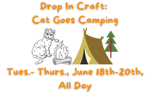 Drop in Craft - Cat goes camping