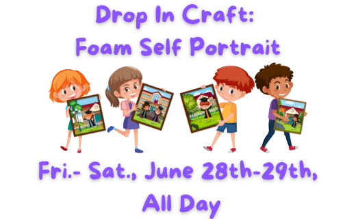 Drop in Craft - Foam Self Portrait